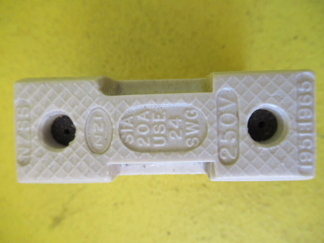 Vintage Ceramic Circuit Breaker 41H/23H x 60L x 23D