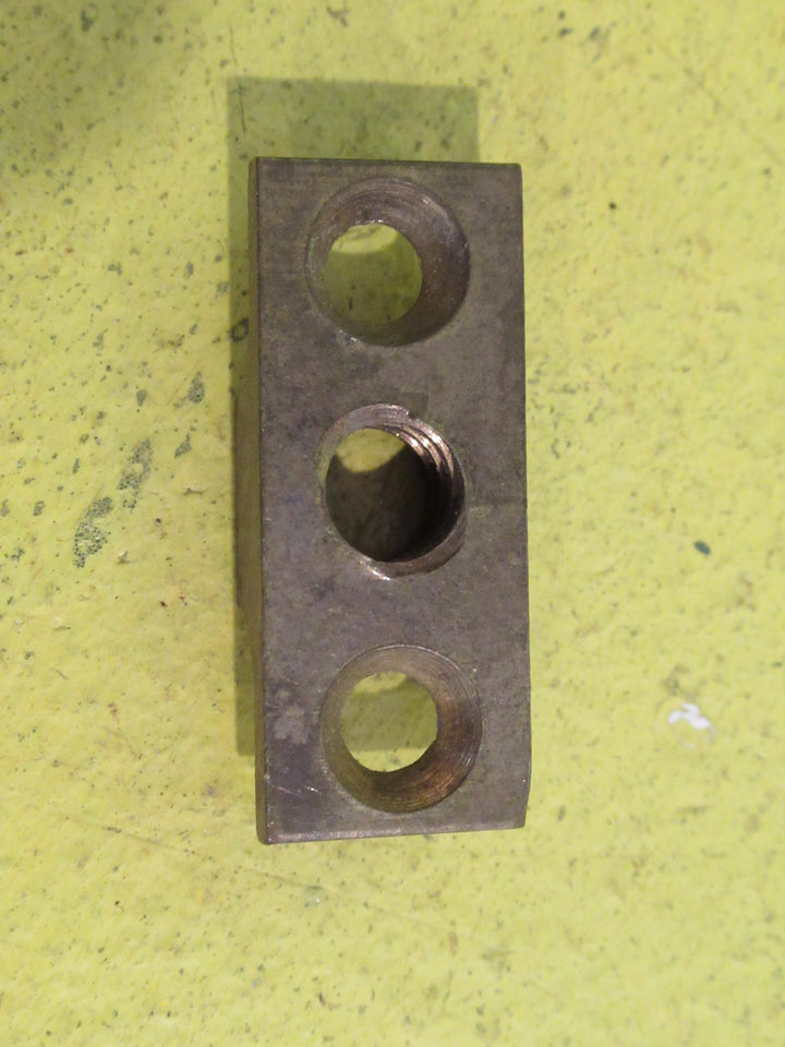 Brass Extra Small Rectangle Fanlite security Catch for Butterfly Screw