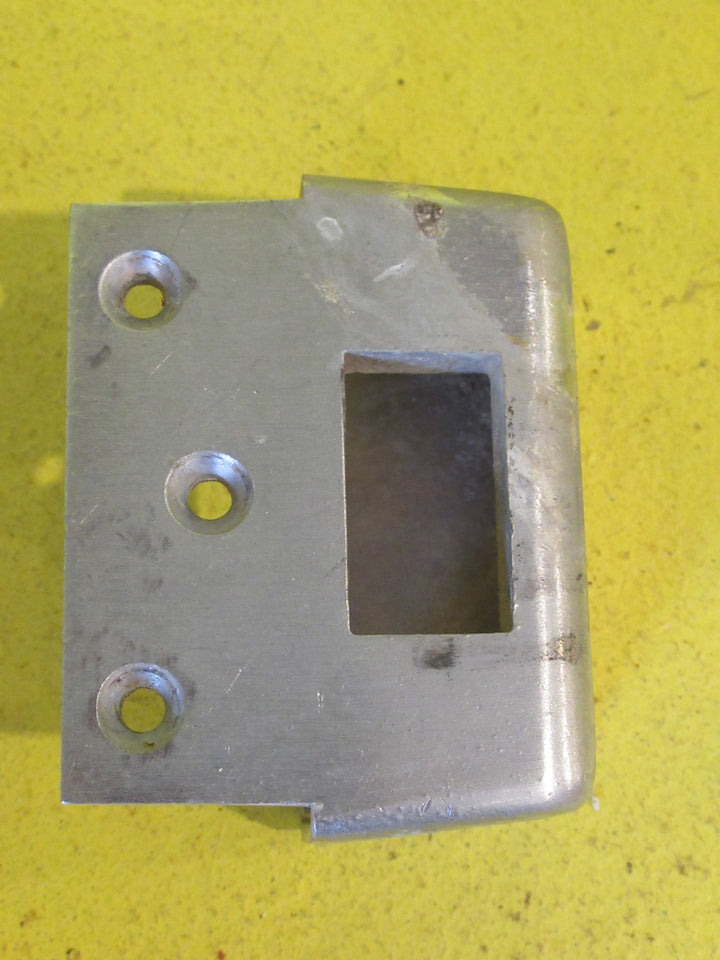 Brushed Chrome Night Latch Keep   75H x 60W x32D