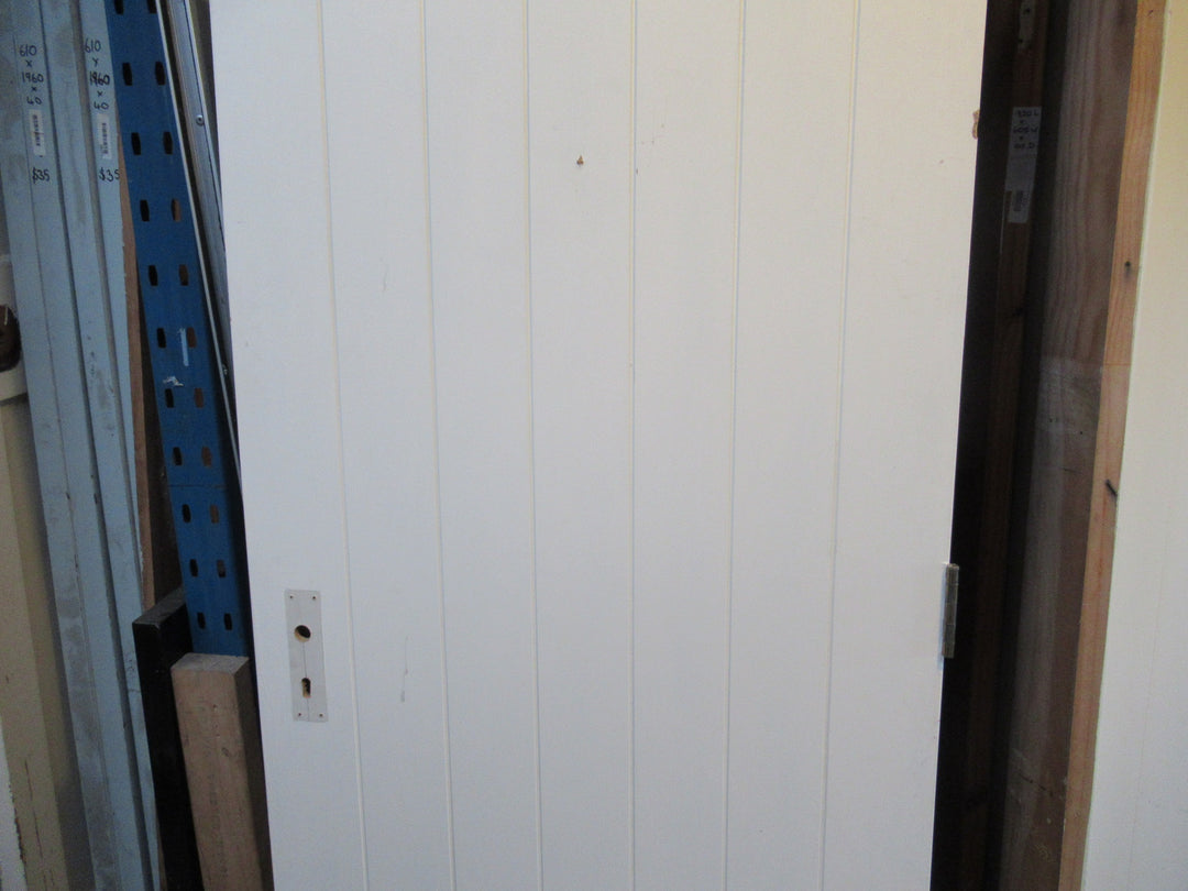 Funky Angled Door with Frame (Door 710W x 1640.5H Low End x 1980H High End x 40D)  (Frame 7600W x 1680.5H Low End x 2040H High End