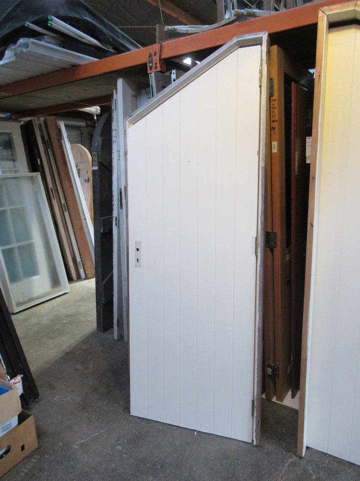 Funky Angled Door with Frame (Door 710W x 1640.5H Low End x 1980H High End x 40D)  (Frame 7600W x 1680.5H Low End x 2040H High End