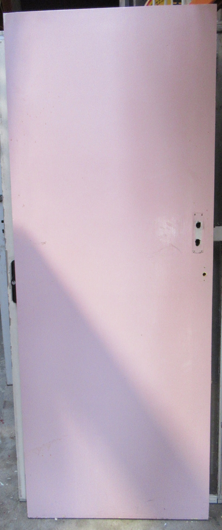Hollow CoreHeart Rimu Veneer Painted Pink Door   1985H x 765W