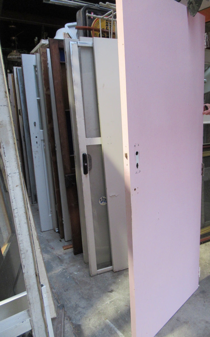 Hollow CoreHeart Rimu Veneer Painted Pink Door   1985H x 765W