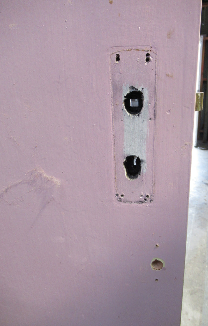 Hollow CoreHeart Rimu Veneer Painted Pink Door   1985H x 765W