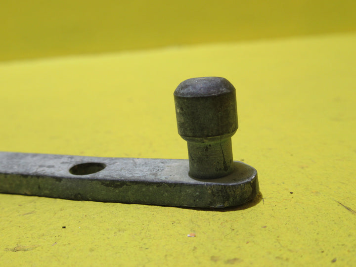 Iron Fanlite Nub End with 3 Holed Rectangle Plate   320L x 12W