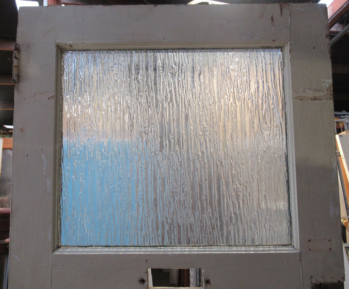 Craftsman Front Door with 1 Lite Glass Pane & 3 Lower Panels   2030H x 810W x 45D