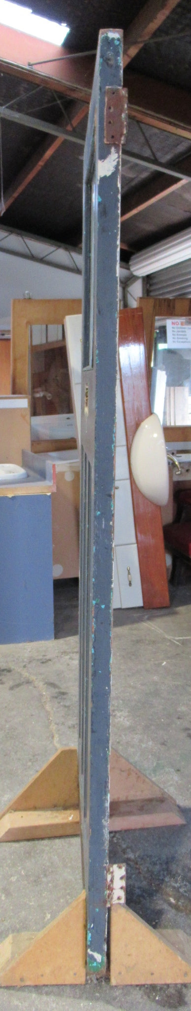 Craftsman Front Door with 1 Lite Glass Pane & 3 Lower Panels   2030H x 810W x 45D