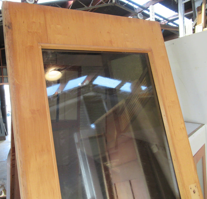 Hollow Core Sliding Commercial Door with Mirror Tint Window   1985H x 760W