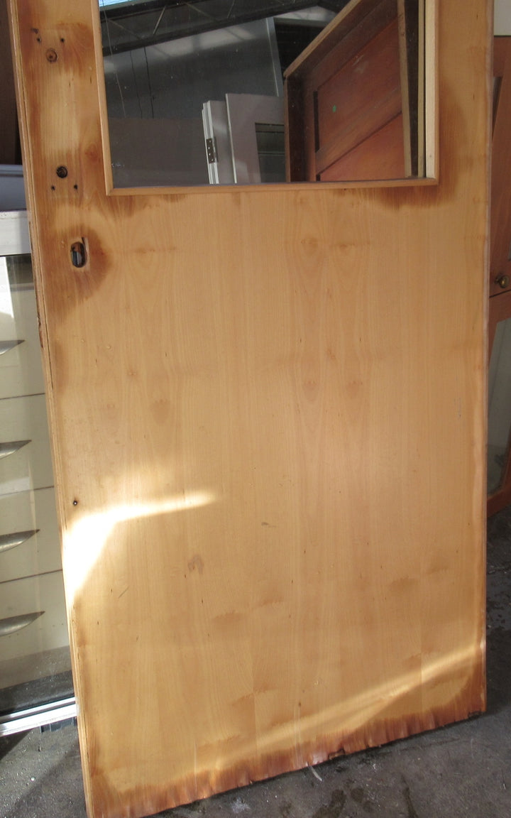 Hollow Core Sliding Commercial Door with Mirror Tint Window   1985H x 760W