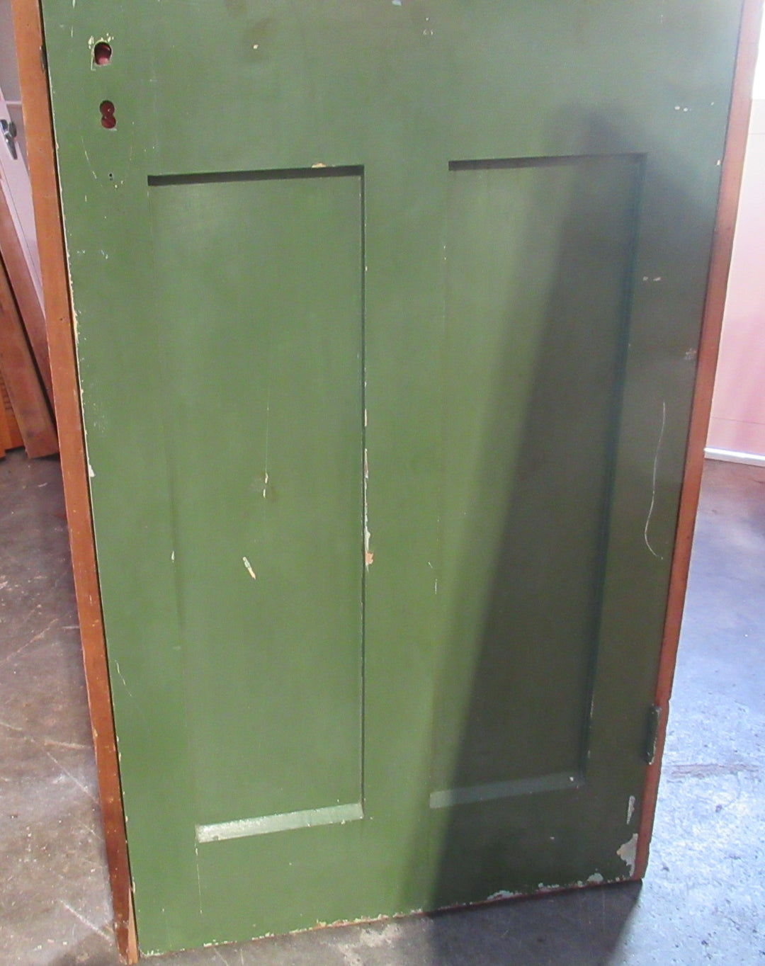 Art Deco 4 Panel Timber Door with Frame (CT)   Door - 2030H x 810W  Frame 2080H x 870W x 110D