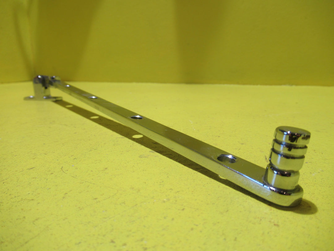 Brass/Chrome Casement Stay Complete 375L x 12W