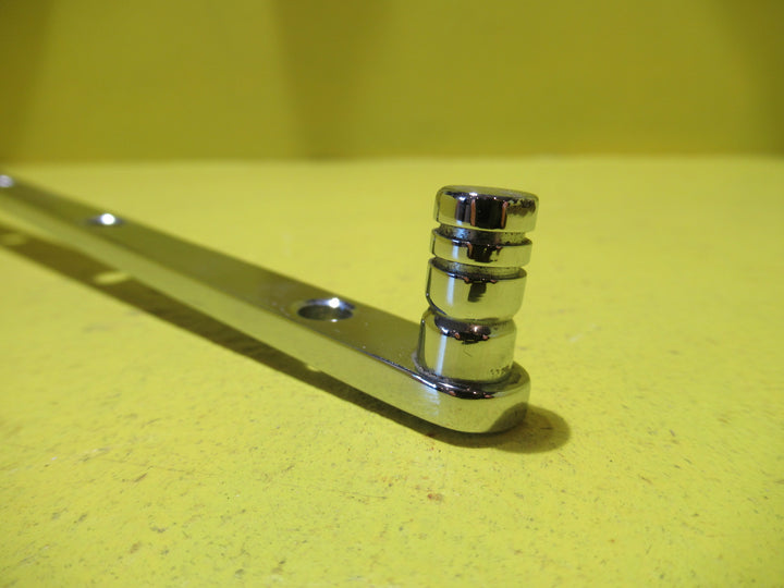 Brass/Chrome Casement Stay Complete 375L x 12W