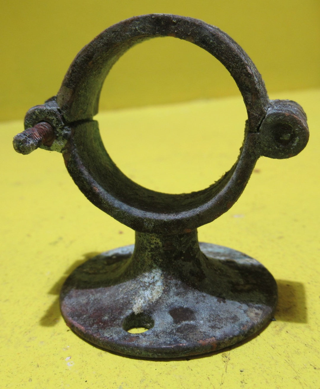 Brass Rail Holder for Curtains   50H x 40W