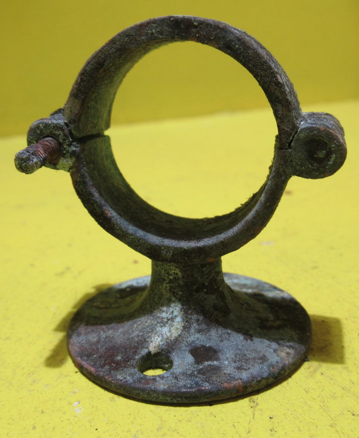 Brass Rail Holder for Curtains   50H x 40W