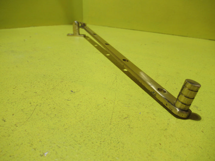 Casement Stay - Narrow Ribbed End with Rectangle Plate   380L x 10W