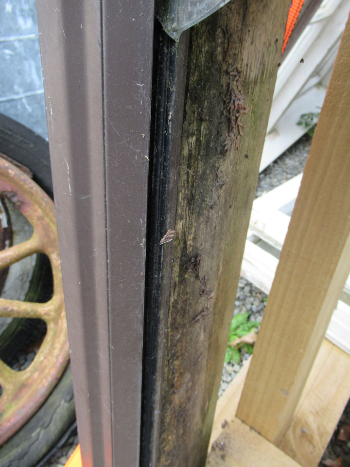 Brown Aluminium 2 Lite Window   830W x 940H x 150D