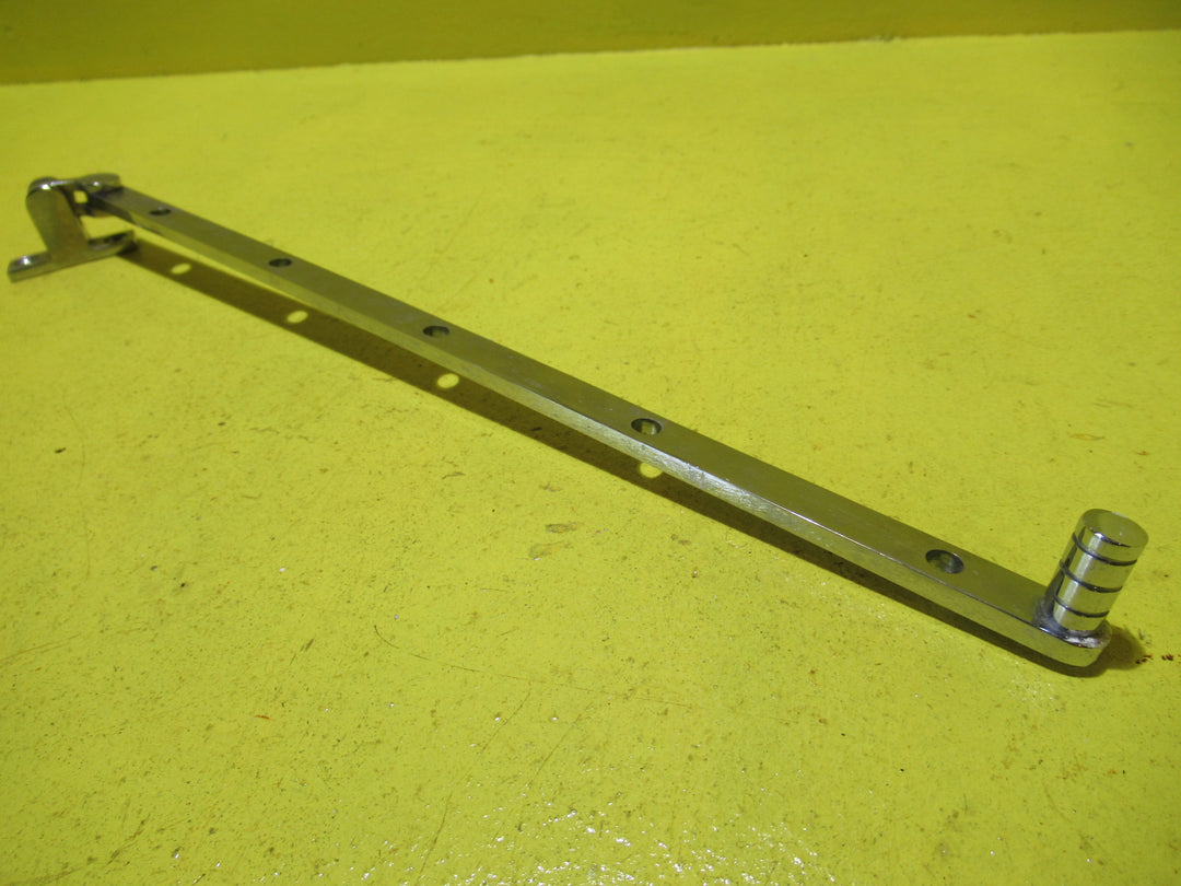 Chrome Rib End Casement Stay  360L x 12W