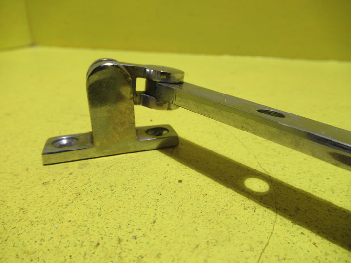Chrome Rib End Casement Stay  360L x 12W