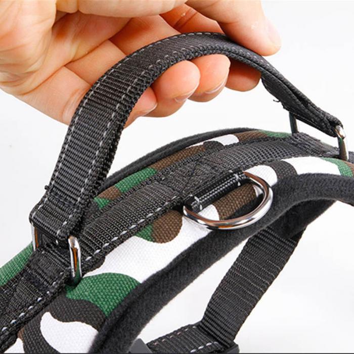 Dog Harness with Reflective Tape, Breathable Mesh and Leash