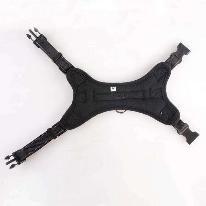 Dog Harness with Reflective Tape, Breathable Mesh and Leash