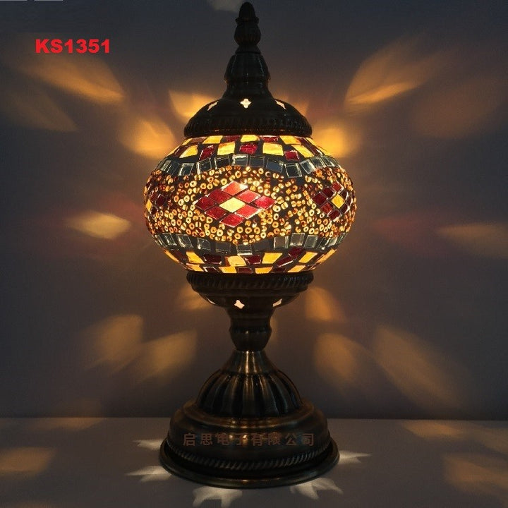 Mediterranean Turkish Mosaic Table Lamp