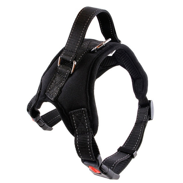 Dog Harness with Reflective Tape, Breathable Mesh and Leash