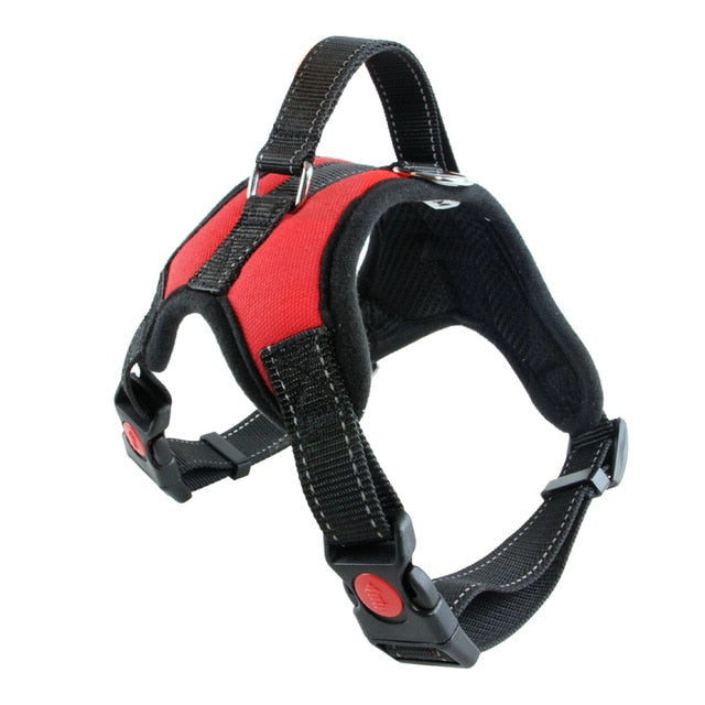 Dog Harness with Reflective Tape, Breathable Mesh and Leash