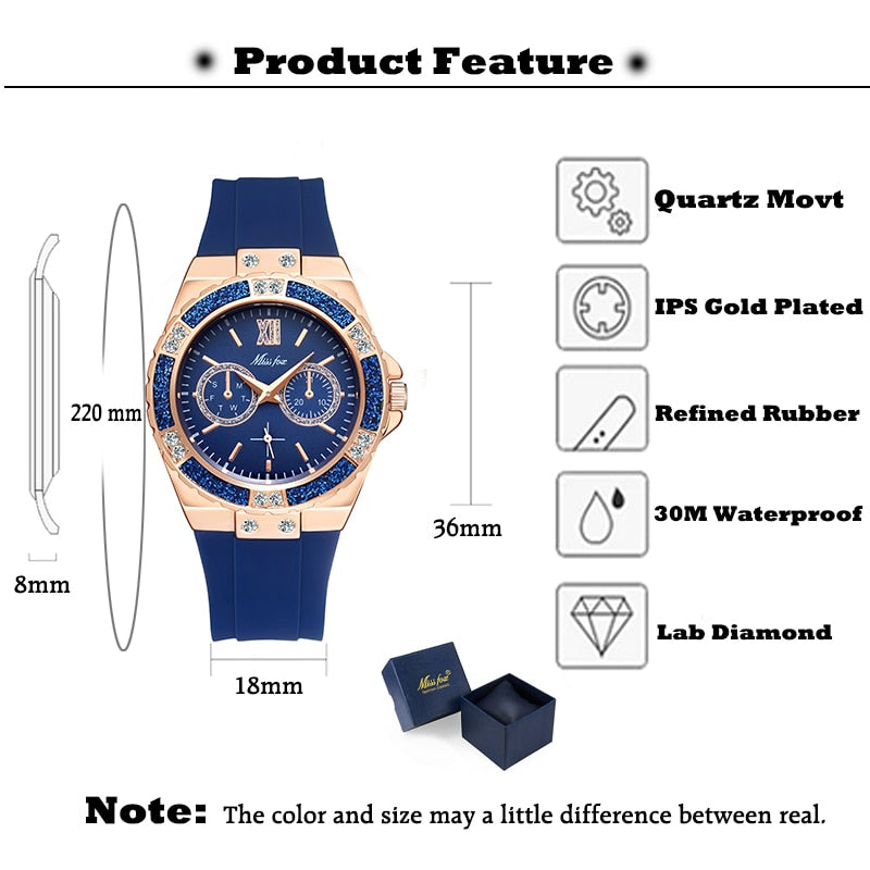 Chronograph  Sport Analog watch for Woman