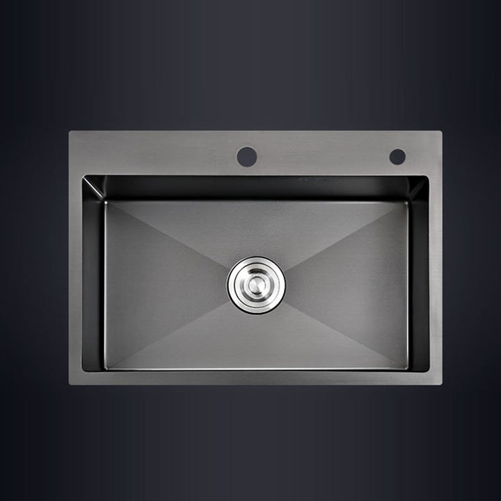 Black sink kitchen black stainless steel