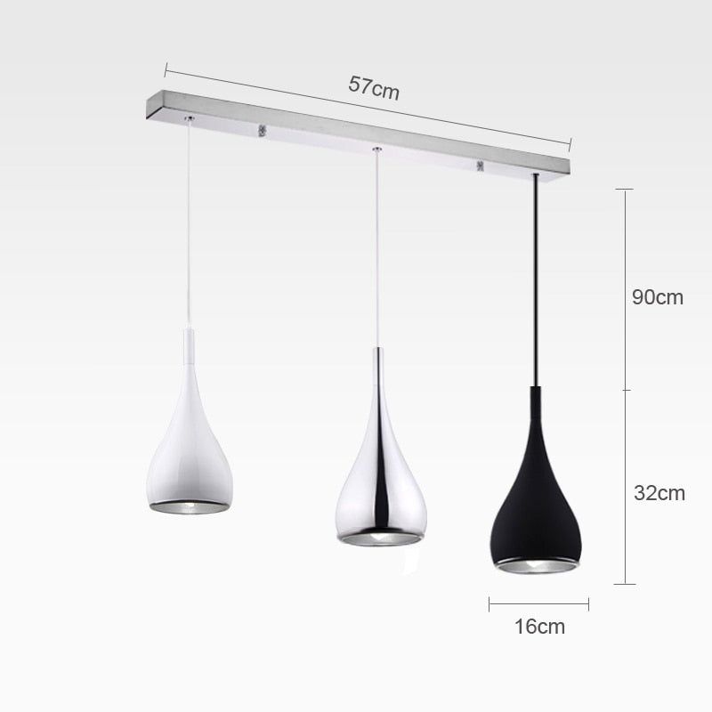 Modern Restaurant Pendant Lights Minimalist LED Hand lighting