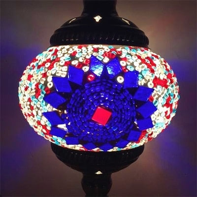 E14 Hand-inlaid glass Morocco/ Turkish Style mosaic Table Lamp