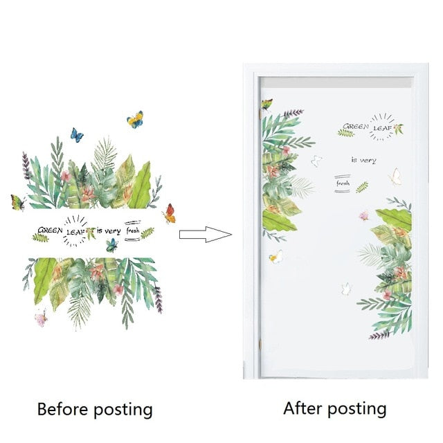 DIY 3D Door Landscape Art Door Stickers Removable - 95 x 215cm