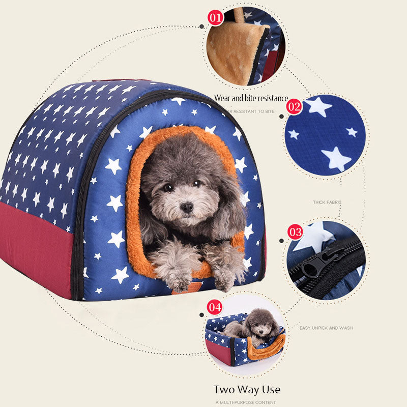 House Comfortable Kennel Mat/Foldable Pet Bed