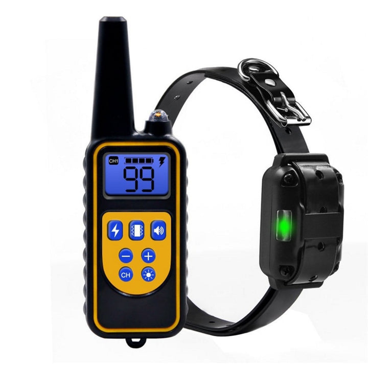 Electric Dog Training Collar Waterproof Rechargeable Remote Control Pet with LCD Display for All Size Bark-stop Collars 40% Off