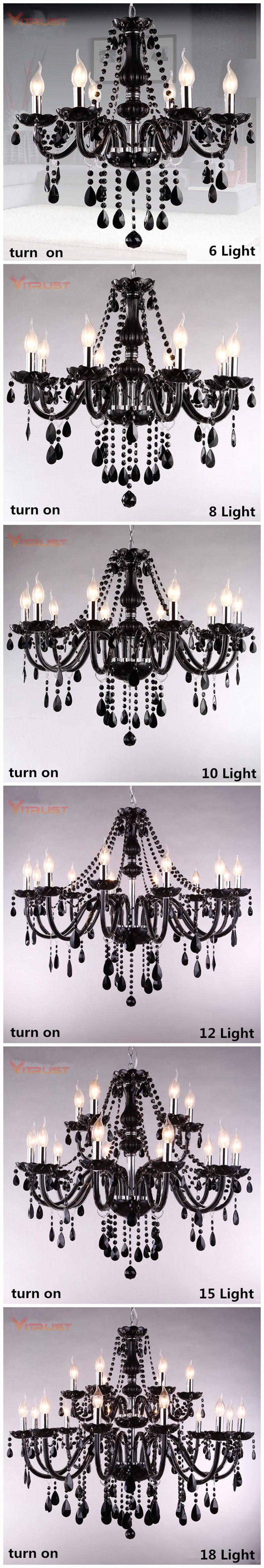 Crystal Chandelier Tiffany Pendants chandelier Lighting   4/6/8/10/15/18 Arm