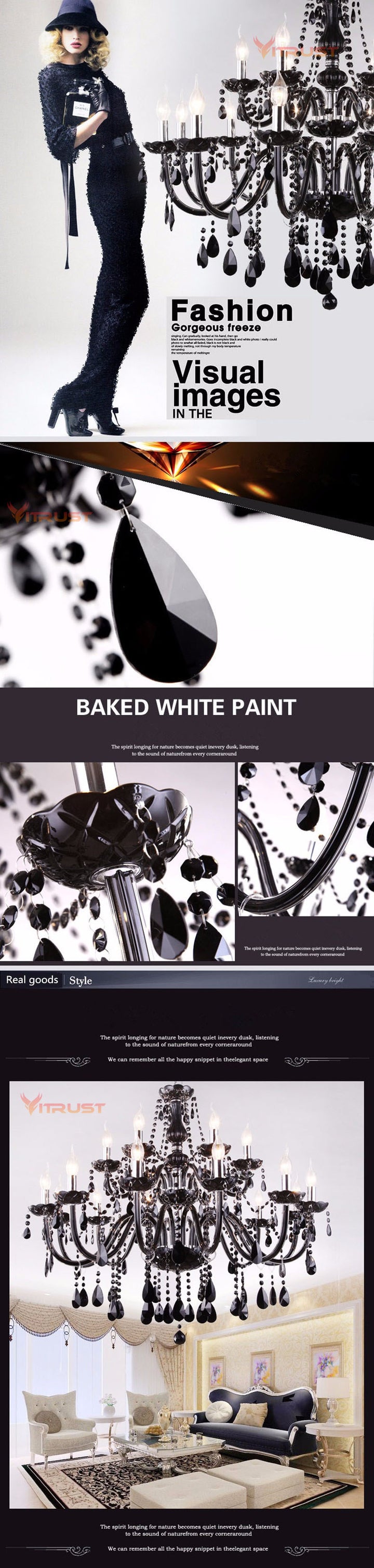 Crystal Chandelier Tiffany Pendants chandelier Lighting   4/6/8/10/15/18 Arm