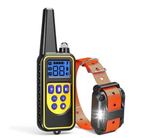 Electric Dog Training Collar Waterproof Rechargeable Remote Control Pet with LCD Display for All Size Bark-stop Collars 40% Off