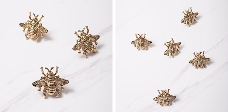 Bee shape/Solid Brass Furniture Door/Draw knob