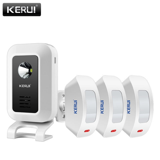 KERUI M7 Welcome Motion Sensor Security Alarm 32 Songs Wirless Door Bell Chime .
