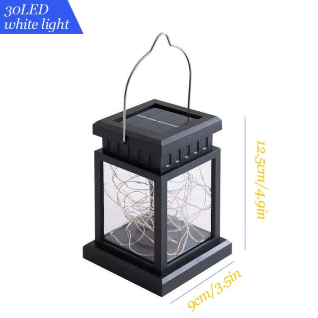 Solar LED Lights Outdoors Focus Floor Lanterns