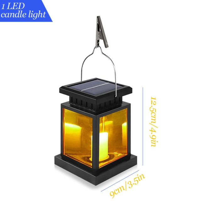 Solar LED Lights Outdoors Focus Floor Lanterns