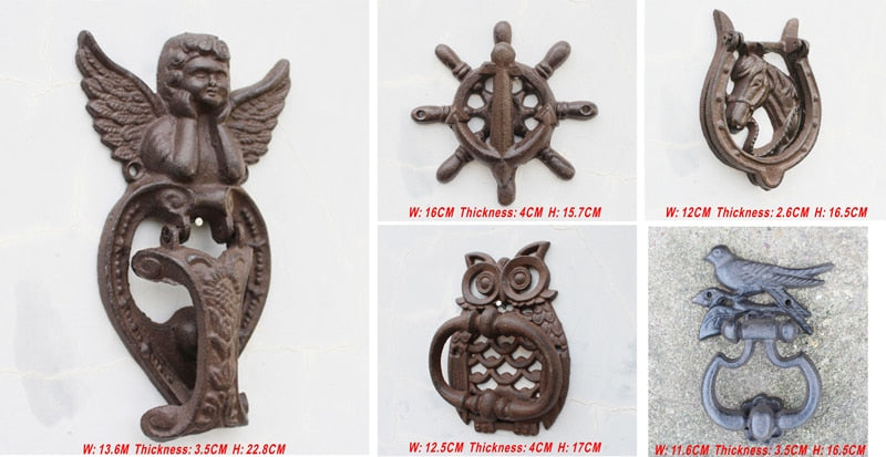 Retro Antique Iron Door Knockers