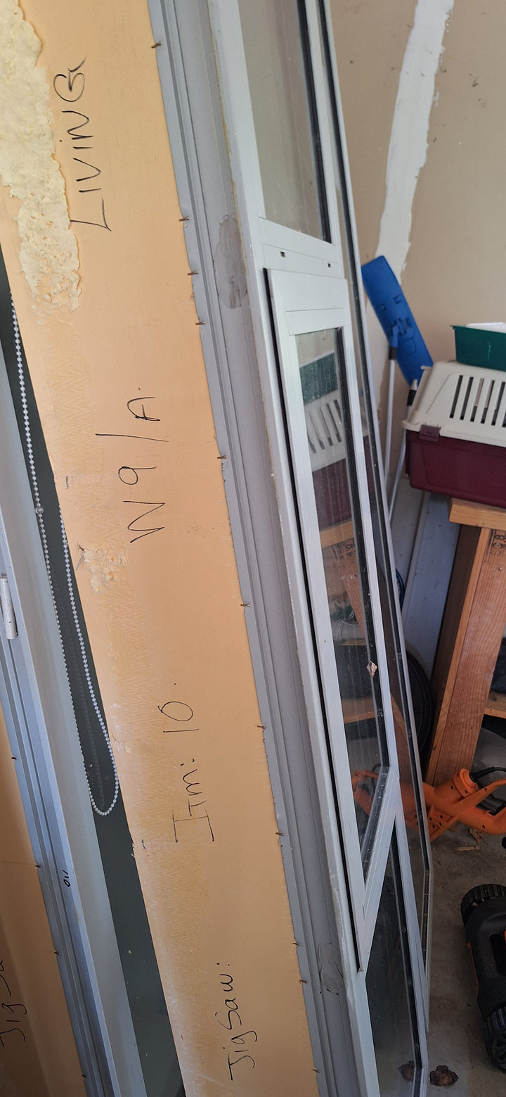 Narrow Double Glazed Dove Grey Aluminium Windows Non Opening/Opening 2000H x 400W x  260D