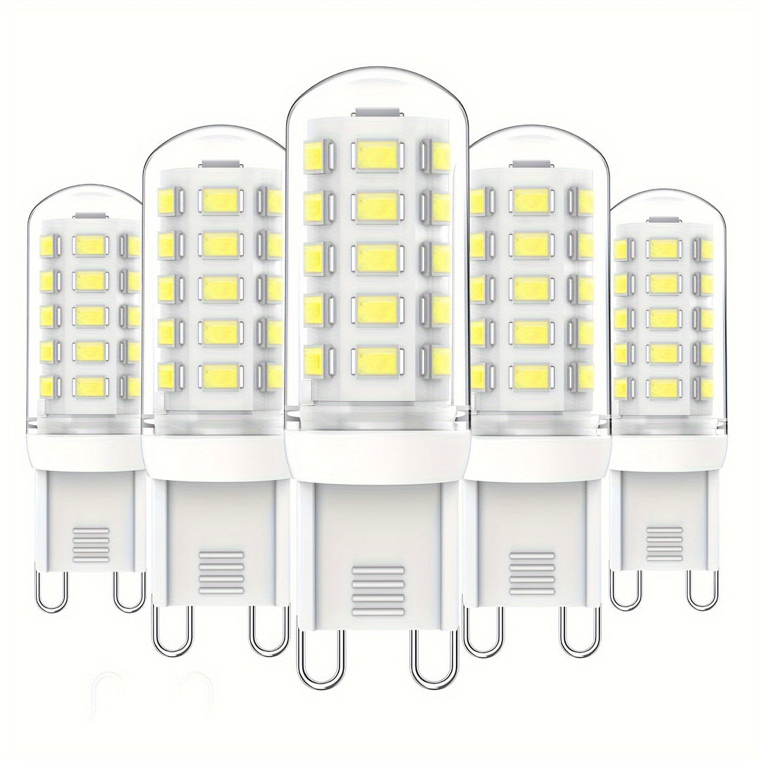 5/10 Pack Dimmable G9 LED Bulb 3W, Equivalent To 30W 40W Halogen Light, 2700K 3000K Warm White 6000K Cool White AC 220V - 240V G9 Bi Pin Base Bulb, 400 Lumens No Flashing, 360° Beam Angle, For Living Room, Bedroom, Bathroom,
