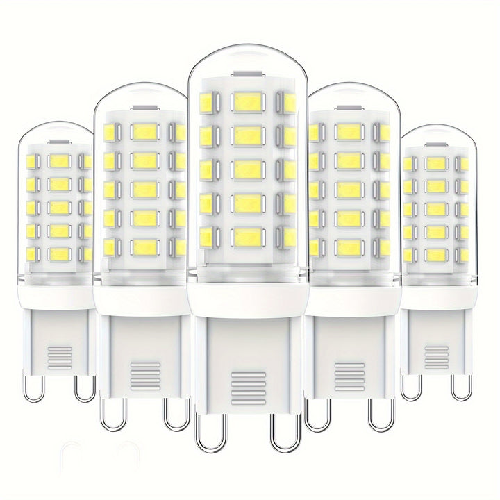 5/10 Pack Dimmable G9 LED Bulb 3W, Equivalent To 30W 40W Halogen Light, 2700K 3000K Warm White 6000K Cool White AC 220V - 240V G9 Bi Pin Base Bulb, 400 Lumens No Flashing, 360° Beam Angle, For Living Room, Bedroom, Bathroom,