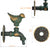 1Piece Decorative Solid Brass G1/2" Outdoor Garden Faucet Animal Handle Antique Cat Dog Bird Duck Snail Squirral