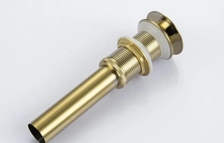 stainless steel brushed Gold bathroom Faucet Deck Mounted Basin Sink Tap Mixer Hot & Cold Water mixer Faucet