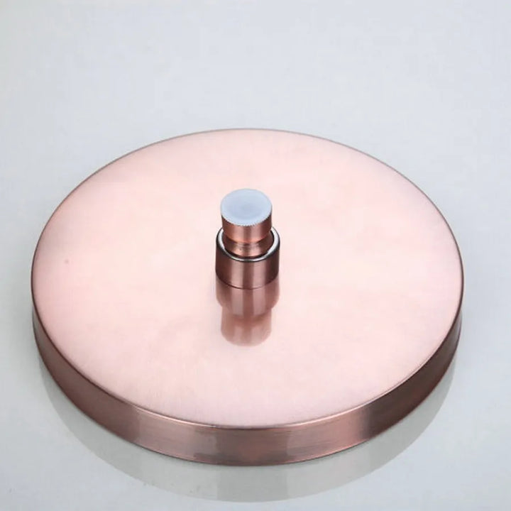 Antique Red Copper 8 inch Round Rainfall Shower Head & Hand Shower Head 1.5 Shower Hose Brass Handshower Bracket Wall Shower Arm