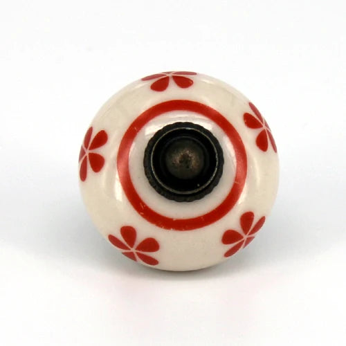 Vintage Ceramic  Kitchen Cupboard Door Drawer Knob Pull Hardware