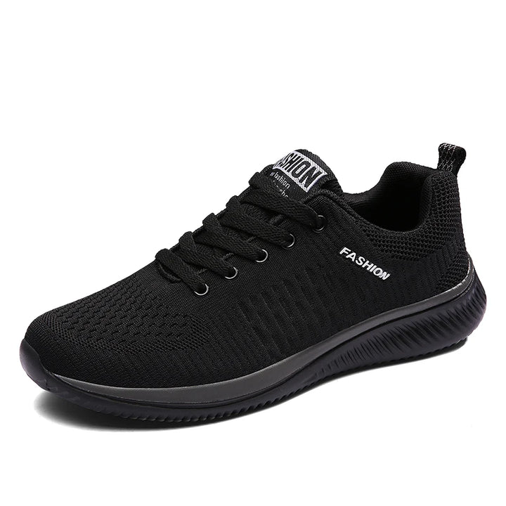 Light Sports Shoes Men Women Black Knit Sneakers Big Size 48 Breathable Casual Walking Shoes Zapatillas